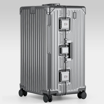 Luxury Suitcase High Quality Upgrade Thicken PC Material Rolling Luggage Aluminum Frame 20/24/26/28/30inch Travel Trolley Bags - Kimlud