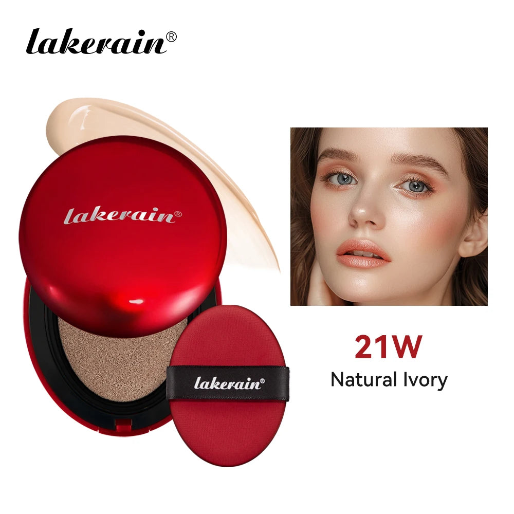 Sunscreen Cushion Foundation Fit Cushion Foundation Full Coverage Waterproof Long-lasting Concealer Long-lasting Makeup...