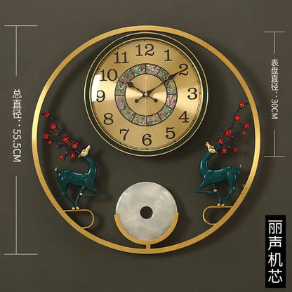 Big Size Living Room Wall Watch Design Aesthetic Luxury Digital Silent Clock Wall Creative Fashion Reloj De Pared Home Decor