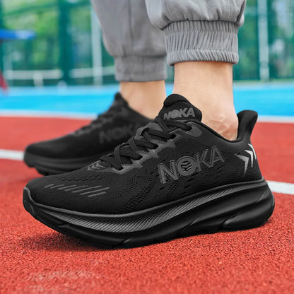 Men's Running Shoes Non-Slip Off-road Shoes Mesh Trainer Race Outdoor Breathable Cushioning Sneakers Couple Fashion Luxury shoes