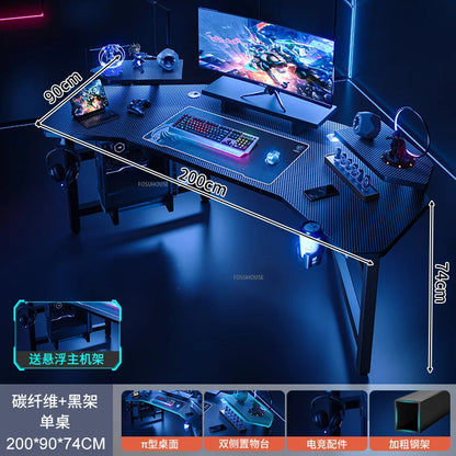 Nordic Simple Computer Desks Home Bedroom E-sports Gaming Desk Light Luxury Office Furniture Desktop Computer Desk Reading Desk - Kimlud