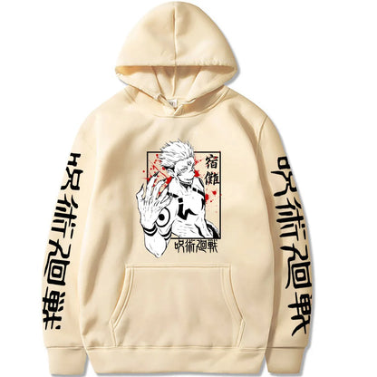 Ryomen Sukuna Hoodies Graphic Printing Sweatshirts for Fans Casual Long Sleeve Men/Women Clothing Sudaderas Hip Hop Hoody