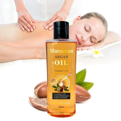 Moroccan Argan Oil Body Moisturizing Skin Care Massage Softening Hair - Kimlud