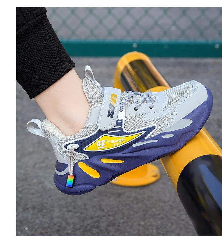 Children Boys Mesh Sports Running Shoes Breathable Non-slip For Girls Casual Running Walking Kid's Sneakers - Kimlud