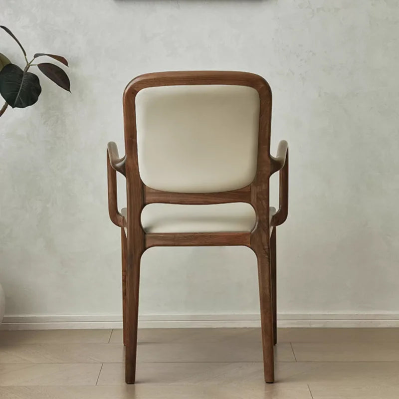 Wooden Modern Dining Chairs Living Room Space Saving Lounge Accent Dining Chairs Office Leather Muebles Postmodern...