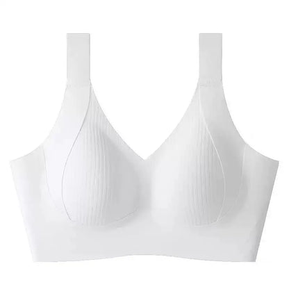 Large Size High-quality Traceless Women's Underwear Without Steel Rings Gathering To Show Small Breathable Sports Women's Bra - Kimlud