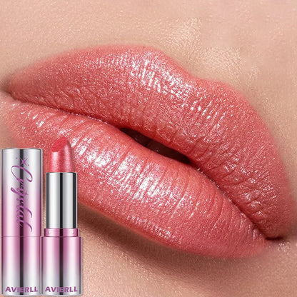 14 Colors Metallic Sparkle Lipstick Polarizing Pigment Diamond Shine Gold Pearlescent Lipgloss Long Lasting Lip Beauty Makeup
