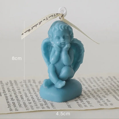 Kawaii Angel Candles Soy Wax Home Decoration Wedding Gifts Romantic Dinner Candles for Party