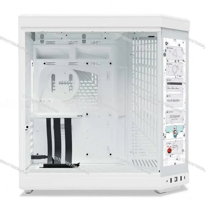 New HYTE Y70 Touch Dual Chamber ATX Mid Tower Modern Aesthetic Case With Integrated 2.5K LCD Touchscreen