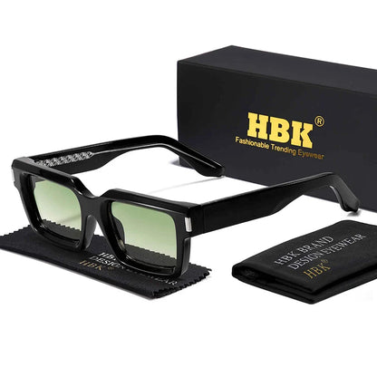 HBK Punk Vintage Square Men's Sunglasses Brand Design Small Frame Sun Glasses Party Travel Glasses Gift Ideal Choice - Kimlud