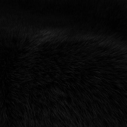 YOLOAgain Women's Luxury White Fox Fur Coat 2024 Winter Warm Real Fox Fur Jacket