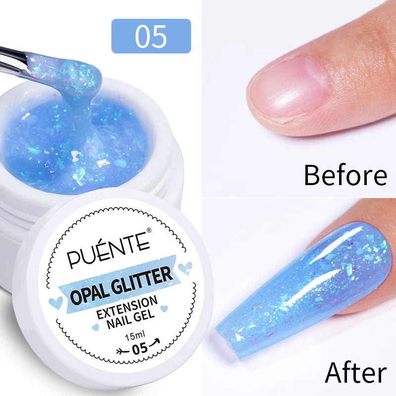 7.5ML Sparkling Reflective Glitter Gel Nail Polish Pink Purple Red Blue Colors Dark Flashing Nail Gel Soak Off UV Nail Varnish