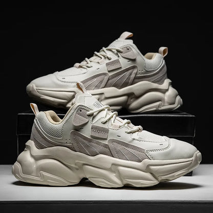 Luxury Men's Sneakers Designer Style High QualityLeather Casual Shoes Fashion Breathable Comfortable Tennis Sports Shoes for Men - Kimlud