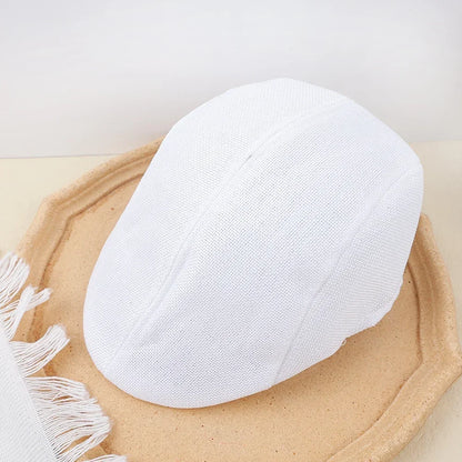 Men Spring and Summer Berets British Style Beret Hat Retro England Hats Male Fashion Hats Peaked Painter Caps for Dad |...