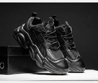 Luxury Men's Sneakers Designer Style High QualityLeather Casual Shoes Fashion Breathable Comfortable Tennis Sports Shoes for Men - Kimlud