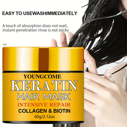 Hair Repairs Hair Mask Biotin Collagen Keratin Treatment Hairs Conditioner Hair Essential Oil Nourishing for Dry Damaged