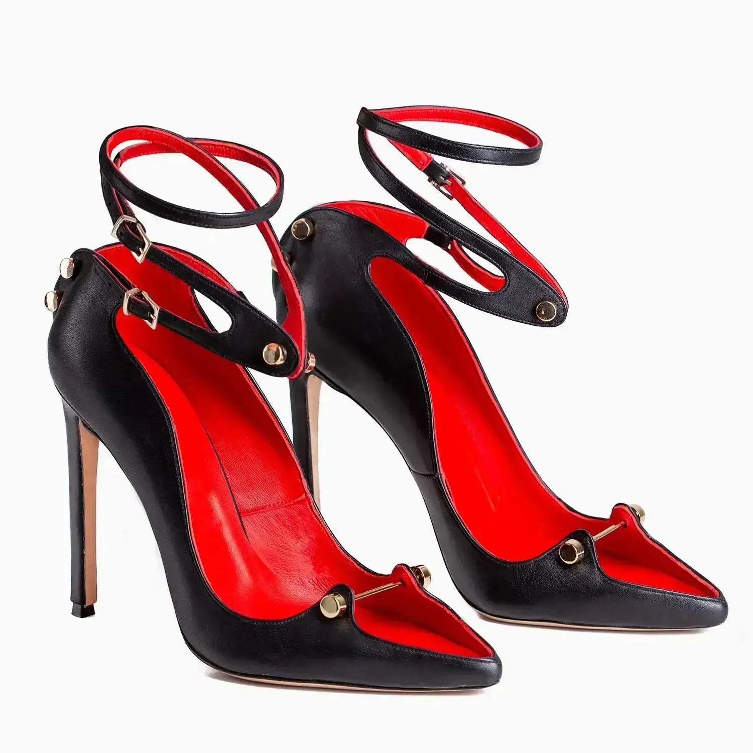 2026 Runway Women Pumps Crystal Metal Decoration High Heels Sandals For Women Luxury Designer Nightclubs Banquets Female Shoes - Kimlud