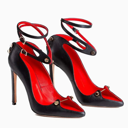 2026 Runway Women Pumps Crystal Metal Decoration High Heels Sandals For Women Luxury Designer Nightclubs Banquets Female Shoes - Kimlud