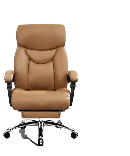 A Factory Direct Comfortable Synthetic Leather Boss Chair Business Swivel Office Chair Home Computer Chair for Work Home Use - Kimlud