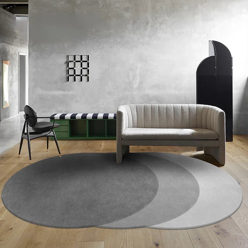 Nordic Simple Style Irregular Carpet for Living Room Home Decoration Sofa Fluffy Plush Rug Bedroom Bedside Non-slip Mat Washable