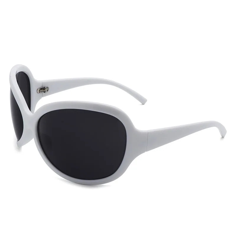 Oversized Punk Oval Sunglasses Y2K Unique Women Men Trend Goggle Sports Sun Glasses Lady Luxury Brand Designer New...