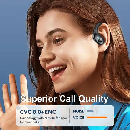 GREATWALL Wireless Earphones Headphones HiFi Music Stereo Sport Noise reduction Headset Charging Box Led Display HD Call Earbuds