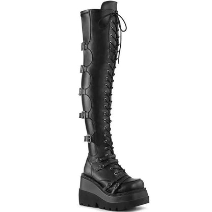 Wedges Long Boots for Women Autumn Winter Over-the-knee Boots Cosplay High Platform Women Boots New High Heel Gothic...