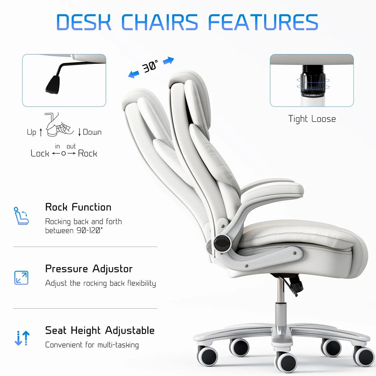 Big and Tall Fabric Computer Chair Full Stainless Steel Comfortable Ergonomic Chair | Kimlud Modern Luxury Home