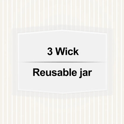 3-Wick Scented Candle Cozy Comfort Vanilla Jasmine Musk 14oz Long Lasting Home Decor Gift Relaxation 65h Burn Time