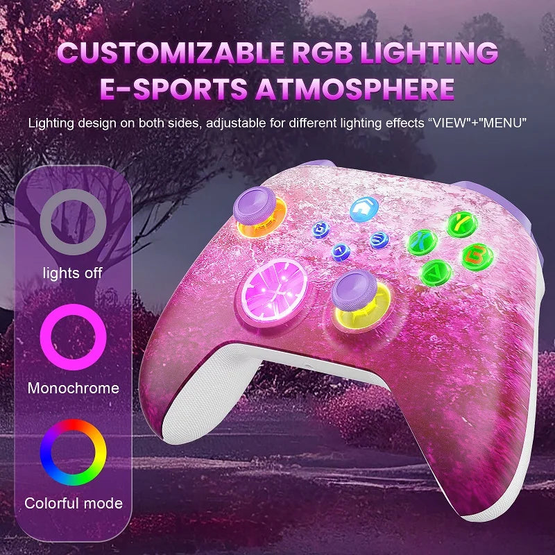 WIFI Gamepad For Xbox One,Xbox Seris S/X PC Dual Vibration 6-axis Gyro Hall Effect Trubo FUNC Wireless Controller Gaming Consola