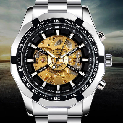 UTHAI M12 Casual and fashionable Men watch, night light automatic mechanical watch, cool clock gift，watches for man