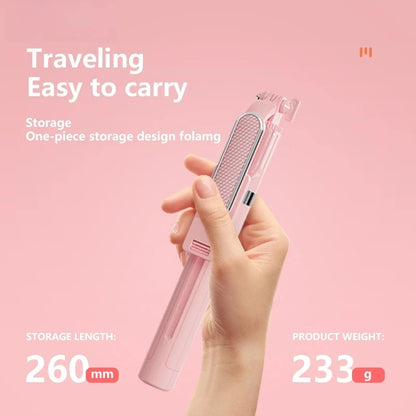 1.3m Portable Selfie Stick Retractable Tripod Phone Stand with Dual Fill Lights 360° Rotating Photography Live Streaming Devices