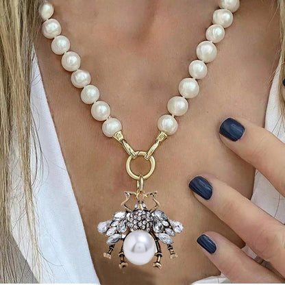 pearl Vintage horse coin Pendant Choker Clavicle Chain Necklace For Women Girl Punk Collares Aesthetic Jewelry Gifts |...