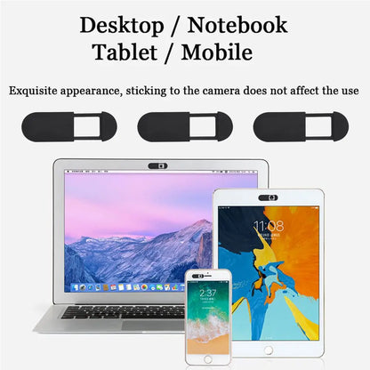 Ultra Thin Slider Shutter Camera Sticker Privacy Security Camera Cover Webcam Cover For Laptop  for Phone Tablet Computer iPad