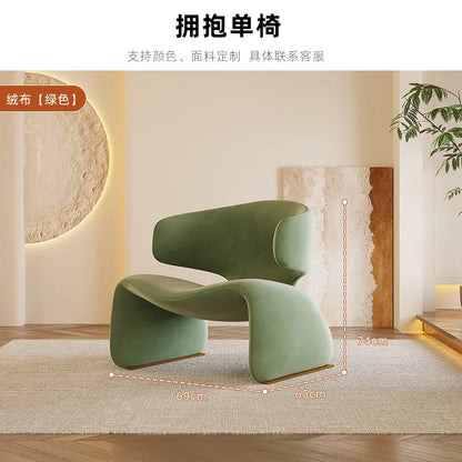 Clearance Comfort Living Room Chairs Backrest Design Ergonomic Relaxing Chairs Modern Nordic MSedie Da Soggiorno Home Furniture - Kimlud