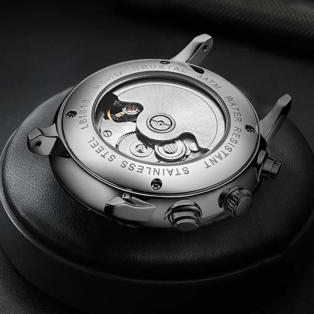Mens Fashion Mechanical Watches Business Automatic Wristwatch Stainless Steel Luminous Designer Clock Reojes De Hombre...