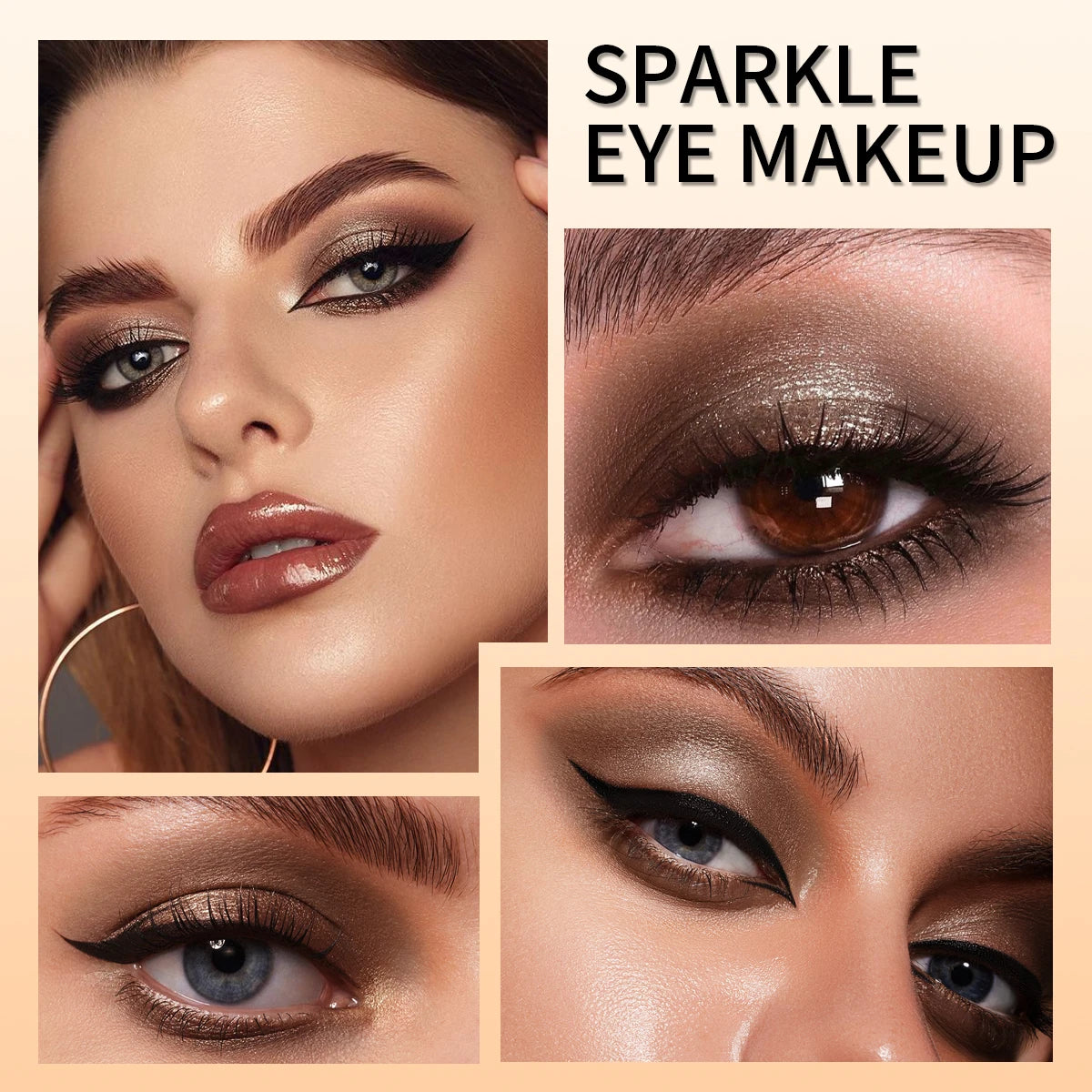 19 color 1pcs Smoky Dark Green Eyeshadow Pen Stick Waterproof  Metallic Glitter Eye Shadow Highlighter Pencil Makeup Tool Cosmet