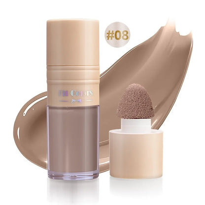 14 Colors Matte Liquid Blush Contour Highlighter Waterproof Long Lasting Sponge Brush Head High Pigment Blusher Brighten Bronzer