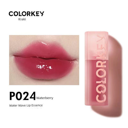 Colorkey Kelaqi Water Wave Lip Essence Lip Gloss Lip Gloss Mirror Lip Lacquer Water Light Lip Gloss Nourishing Lipstick