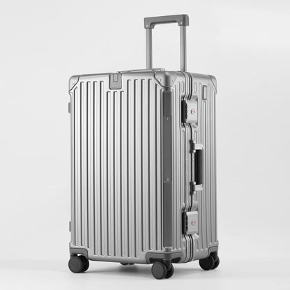 Luxury Suitcase High Quality Upgrade Thicken PC Material Rolling Luggage Aluminum Frame 20/24/26/28/30inch Travel Trolley Bags - Kimlud