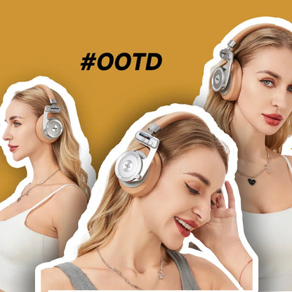 UMELODY U3 ULTRA Active Noise Cancelling ANC Retro Wireless Bluetooth OVER-EAR ON-EAR metal Headphones Headset