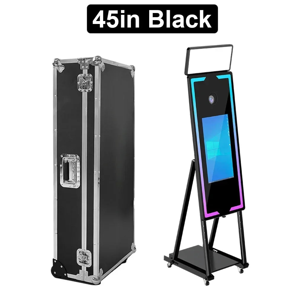 A Camcorder with Touch Screen, Camera Machine for Wedding Reservations, Party Events, Mirror, 40", 65", 2025Magic Mirror - Kimlud