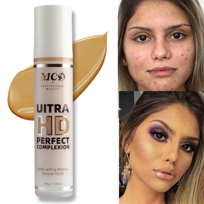 9 Shade Full Coverage Concealer Liquid Foundation makeup high coverage Base makeup cushion Foundation cream Natural...