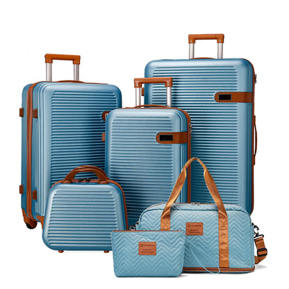 New Spacious Capacity Luggage Heavy-Duty Omni-Wheel Unisex Travel Suitcase for Men Women Checked Baggage Bestseller suitcase set