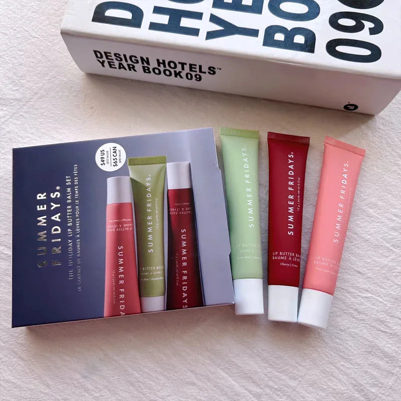 Summer Fridays Lip Balm Moisturizing Mirror Lip Gloss Lip Vanilla Pink Sugar Pink Guava Cake Smell Lipstick Shimmer Oil Makeup