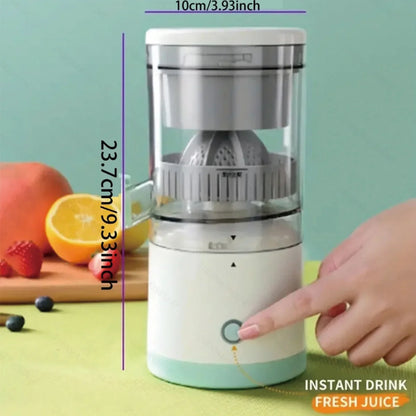 New Portable Home Juicer Fruit Juice Extractor, USB RechargeableElectric Squeeze, High Juice Output for Orange,