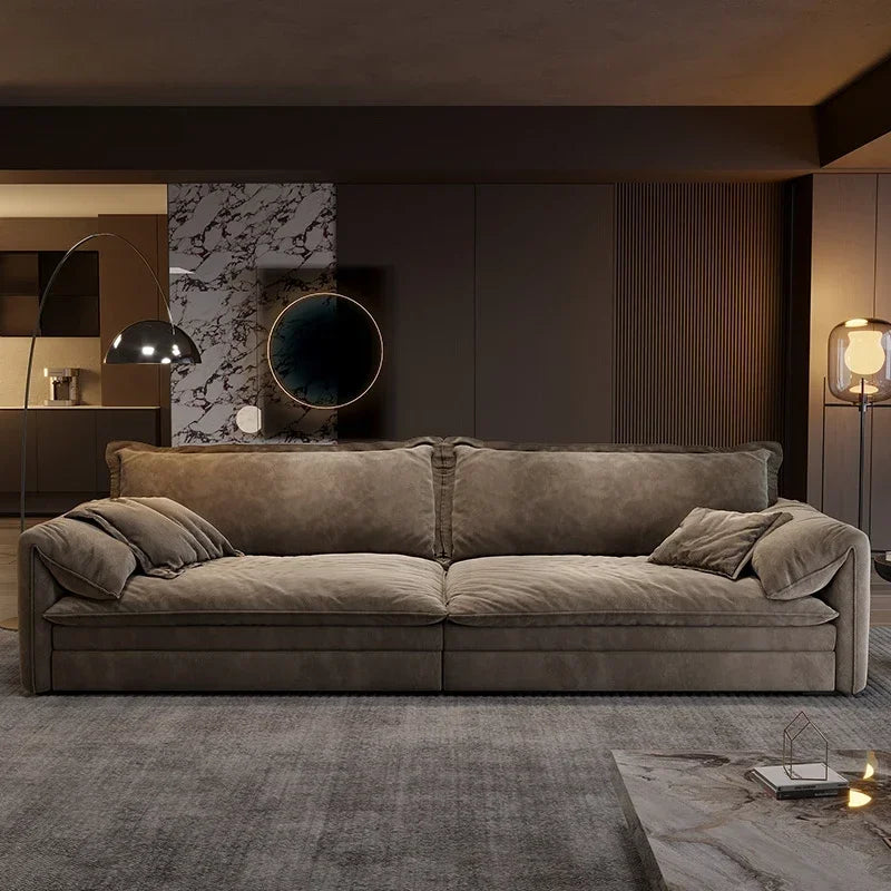 Italian Minimalist Living Room Sofas Modern Simple Straight High Quality Sofa Luxury Design Muebles Chinese Style...