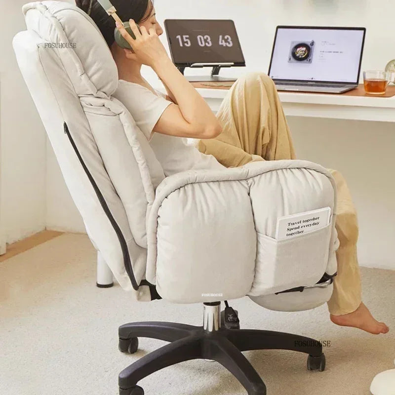 Creative Swivel Lift Office Chairs Modern Comfortable Backrest Computer Chairs Student Study Gaming Chair for Office Furniture L - Kimlud