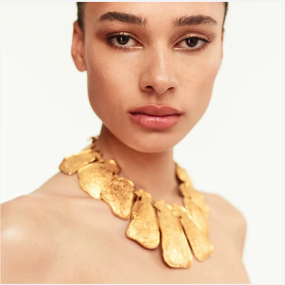 Handmade Exaggerated Women's Multi Metal Alloy Abstract Geometric Choker Necklace Jewelry Fashion Party Show Dress...