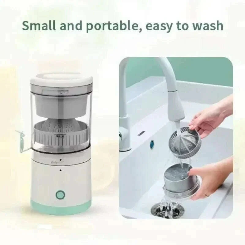 Fully Automatic Portable Juice Machine with Residue Separation Bidirectional Spiral for Home Use Fast Easy Cleaning